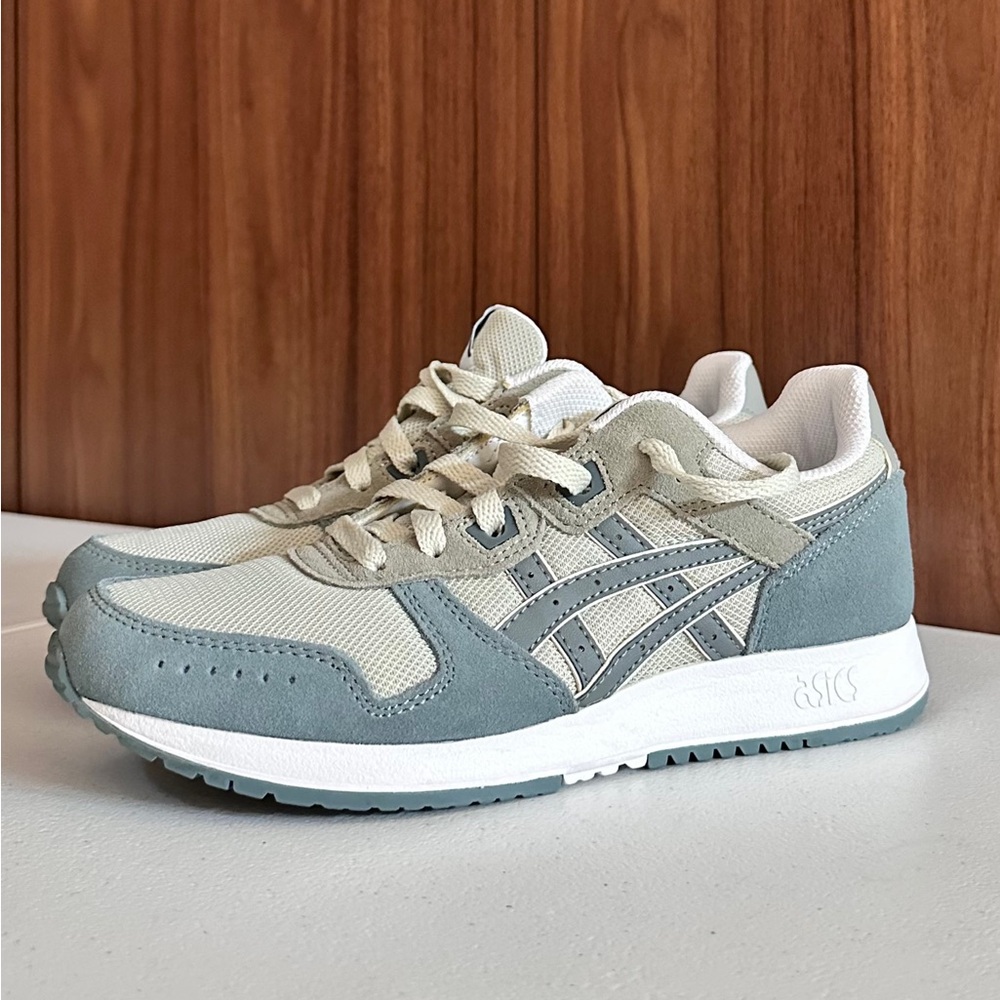 ASICS UNISEX Olive and Teal Running Shoes Size 6.5 like new! - Picture 8 of 14